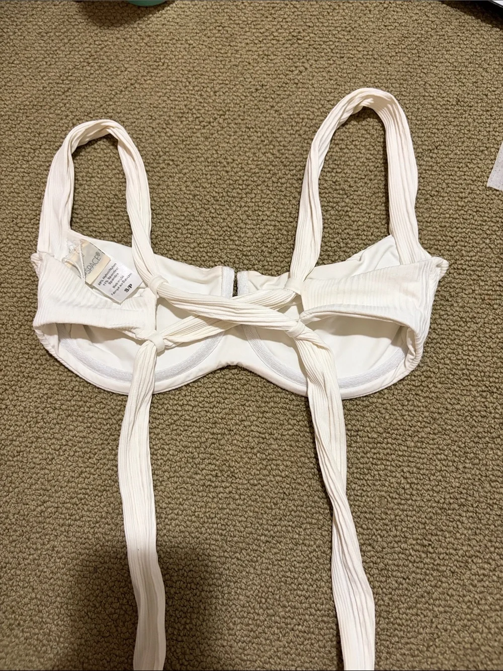 l*space White Underwire Bikini Top